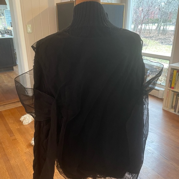 Simone Rocha Sweater with Net Overlay - NWOT - Picture 4 of 8